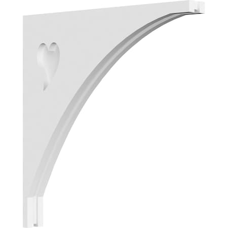 Ekena Millwork Winston Architectural Grade PVC Corbel, 1 7/8"W X 18"D X 18"H CORP01X18X18WN